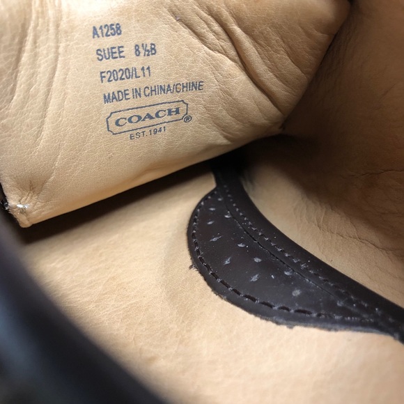 Coach SUEE Brown signature canvas leather sneakers - Picture 8 of 10